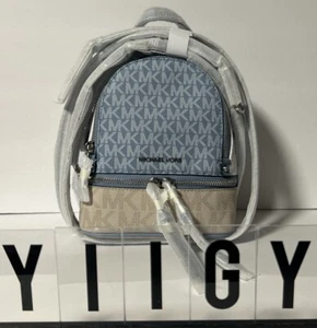 🐼💦 Michael Kors 🐼💦 Rhea Monogram Coated Canvas Backpack Bag 🐼 GB11o6 - Picture 1 of 12