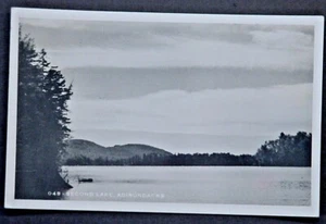 Second Lake NY Real Photo Postcard View of Second Lake by Cunningham Studios  - Picture 1 of 2