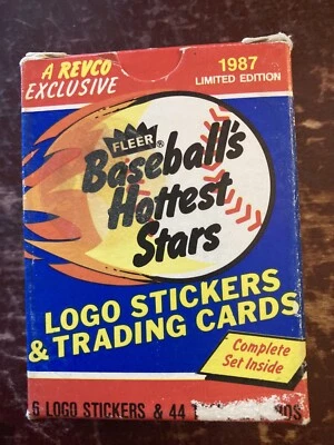 Juego completo Fleer Baseball's Hottest Stars 1987 - sellado, Bonds Rookie v2 Foto 1 de 3