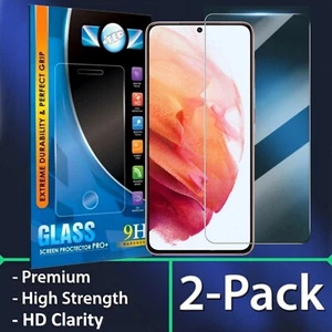 For Samsung Galaxy S20 S21 S22 S23 S24 S25 FE Tempered Glass Screen Protector - Picture 1 of 12