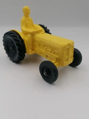  Tomte- Lardal 19-Norvège-Fordson Tracteur- Agricole-Jaune-1:20-Vintage - Photo 1/4