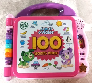 Leap Frog 100 Words Talking Book Scout and Violet Bilingual Learning Toy - Picture 1 of 5