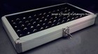 2 Wholesale Locking Aluminum Black 72 Ring Display Portable Storage Boxes Cases