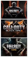 Call of Duty Opérations noires I II III PS4 PS3 XBOX ONE 360 AFFICHE FABRIQUÉE AUX ÉTATS-UNIS - CODSET1