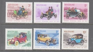 New Zealand 1972 Vintage Car Rally  mint unhinged set 6 stamps. - Bild 1 von 1