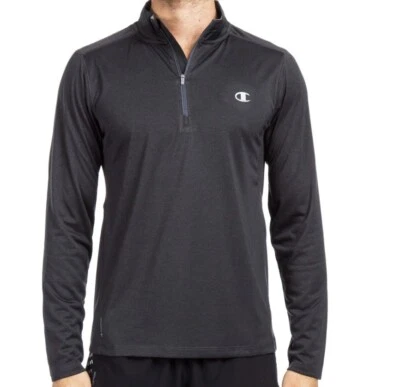 Champion Mens Size S Powertrain Long Sleeve  1/4 Zip Active Breathable Top - image 1 of 4