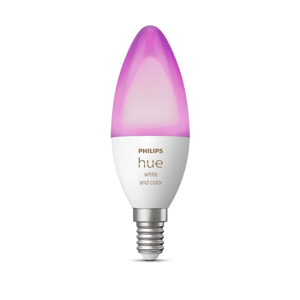 PHILIPS HUE Bluetooth White & Color Ambiance LED 5 3W 470lm Einerpack ️ E14