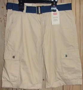 Levi's #511 Khaki Cargo Shorts Boy's Size: 14 Husky $44 NWT - Picture 1 of 2