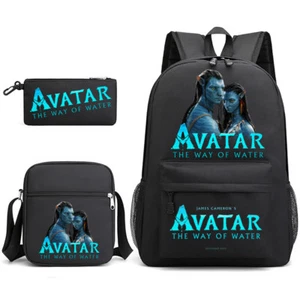 Avatar The Way of Wate Schulrucksack mit Reißverschluss Laptoptasche Rucksäcke SCHULTERTASCHE NEU - Bild 1 von 48