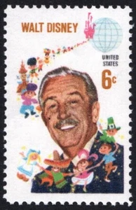 US #1355 MNH 1968 Cartoonist Walt Disney Leprechaun - Picture 1 of 1
