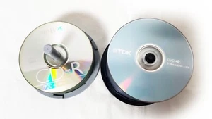 TDK DVD-R 4,7 GB 16x Speed (50 szt.) & PHILIPS CD-R 700 52x Speed (28 szt.) NOWY! - Zdjęcie 1 z 2