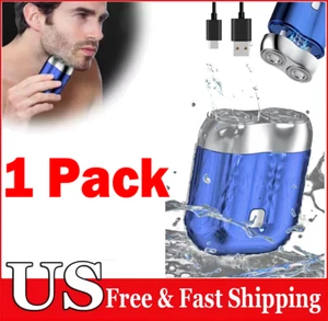 New 2024 Upgrade Pocket Shaver USB Mini Shavers for Men, Rechargeable Waterproof - Picture 1 of 8