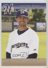 2017 Grandstand Helena Brewers Jayson Rose #37