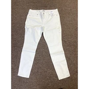 Women’s Sonoma Supersoft Midrise Skinny Everyday Jean White Size 18L - Picture 1 of 7