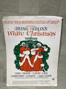 White Christmas Sheet Music 1952 PB Irving Berlin Music Corporation Count Your - Picture 1 of 4