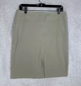Wrapper Skirt Womens 11/12 Beige Khaki Career Woman Business Straight Skirt - Picture 1 of 13