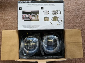 Xprite 4" Adventure Series Led Fog Lights with Halo FL-DRL-G2-B - Foto 1 di 4