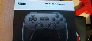 8BitDo SN30 Pro+ Plus Bluetooth gamepad - Black - Picture 1 of 3
