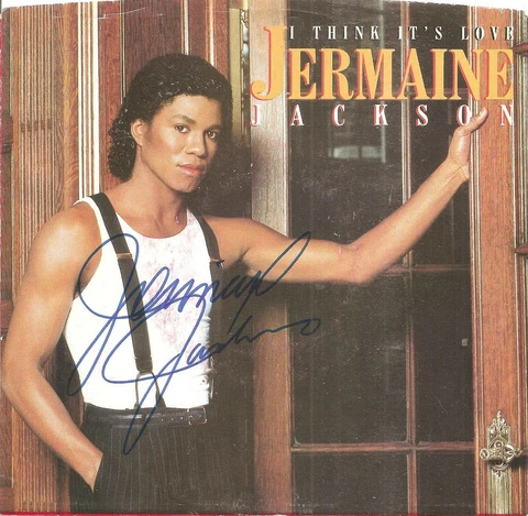 JERMAINE JACKSON AUTOGRAPHED/SIGNED SOLO RECORD/JACKSON 5 FOUNDING MEMBER Cover