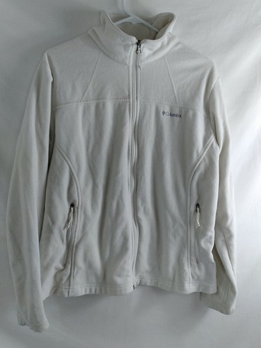 OFF WHITE Giacca donna Columbia Off in pile bianco taglia X large