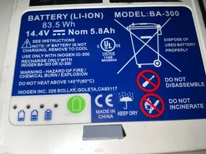 Inogen BA-300 8 Cell Battery for One G3 UNTESTED/ FOR PARTS/REBUILDING - Picture 1 of 1