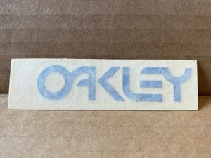 Oakley NOS Vintage Bmx Original Rub-On Decal Blue GT03429 - Picture 1 of 5