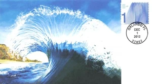 4717 $1.00 WAVES - Patricia J. Walker Gütesiegel #2 von 2 - Bild 1 von 1
