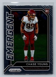 Chase Young 2020 Panini Prizm Football Emergent #15 Rookie Washington - Picture 1 of 2