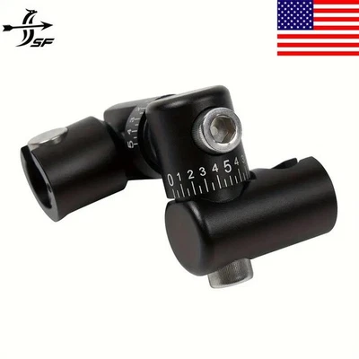 Barra en V de tiro con arco SF estabilizador lateral conector ajustable arco caza Foto 1 de 4