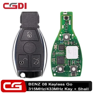CGDI Smart Key BENZ 08 Version Keyless Go 315MHz/433MHz 2-in-1  + Shell - Picture 1 of 7