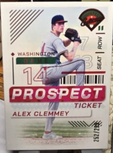2024 Panini Prospect Edition Baseball Card - Alex Clemmey #200 (NM) SN: 252/299 - Picture 1 of 4