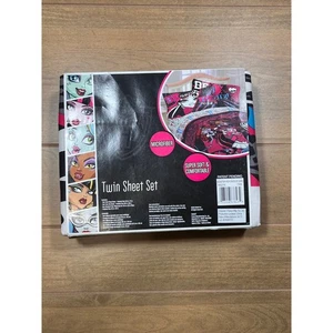 Set lenzuola Monster High Ghoulie Gang doppio microfibra nuove con scatola 2013 - Foto 1 di 4