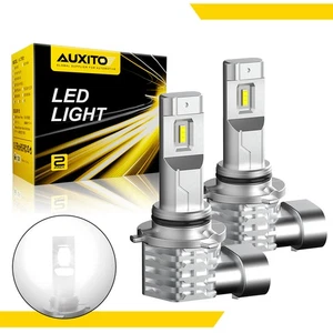 AUXITO LED Headlight Fog Driving Light Bulbs 9006 HB4 6500K White Bright CANBUS - Picture 1 of 13
