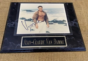 Jean-Claude Van Damme  Signed Autographed portrait framed, 8x10 Photo - Picture 1 of 8