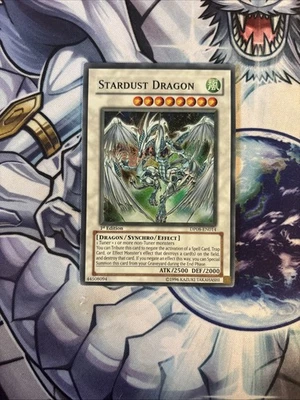 (YCL) YuGiOh Stardust Dragon DP08-EN014 Duelist Pack Super Rare 1st Edition VLP - Image 1 of 4