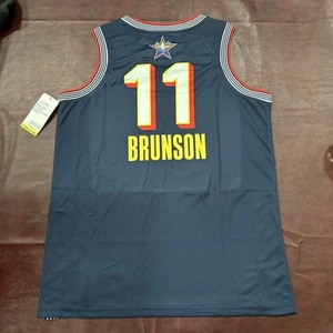 Jalen Brunson All Star Jersey Mens Large New York Knicks Playoffs #11 - Picture 1 of 6