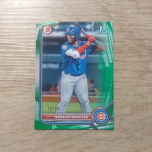 Ronnier Quintero 2022 Bowman #BP-124 Prospects Green 14/99 - Picture 1 of 4