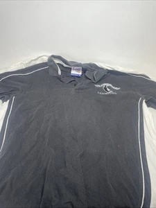 AFL official merchandise Collingwood Magpies Polo Top T Shirt Size Medium - Picture 1 of 4