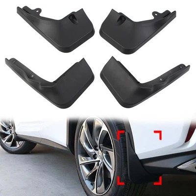 Front Rear Mud Flaps Splash Guard Fenders For Lexus RX350 RX450H 2020-2022 2021 - Image 1 of 4