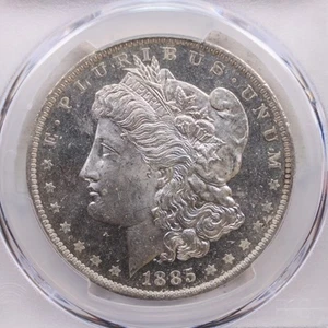 1885-O Morgan Silver Dollar., PCGS MS-64, DMPL., Store SALE #GDR0167. - Picture 1 of 3