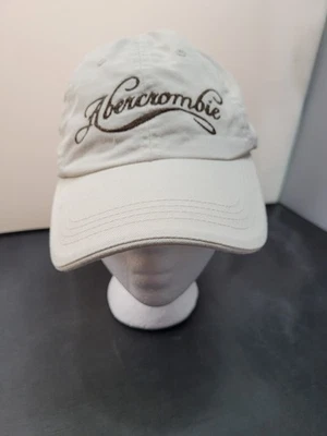 ABERCROMBIE and Fitch AF Hat Cap White adjustable cotton - Baseball Cap - Image 1 of 3