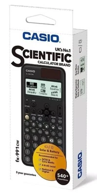 Casio FX-991CW Advanced Scientific Calculator A/AS Level Maths NHD 540+ Funtion - Image 1 of 4