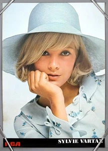 SYLVIE VARTAN – mega rare vintage original 1972 RCA Records promo poster - Picture 1 of 3