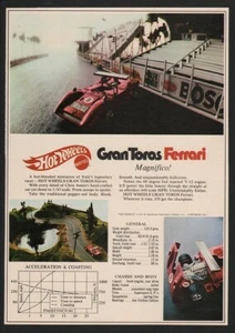 1970 HOT WHEELS Gran Torros FERRARI VINTAGE AD - Picture 1 of 1