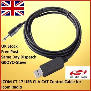 Icom CT-17 CI-V CAT Programmierkabel IC-7300 IC-7400 IC-7600 IC-7700 IC-7800 - Bild 1 von 3