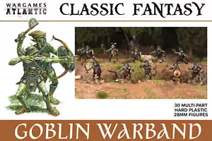 Wargames Atlantic 'Classic Fantasy Goblin Warband (30)' 28mm Figures - Picture 1 of 6