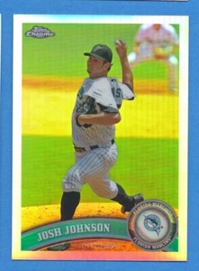 2011 Topps Chrome Refractor #43 Josh Johnson Marlins - Imagen 1 de 1