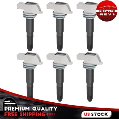 6xIgnition 线圈适用于 2012 - 2016 保时捷 911 Boxster 3.4L H6 911 3.8L UF641 — 第 1/4 张图片