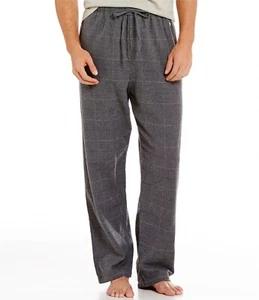 NWT Polo Ralph Lauren GRAY WINDOWPANE Flannel Pajama/Lounge Pants Men's 2XT 2XLT - Picture 1 of 5