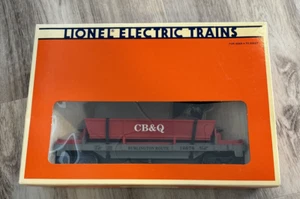 LIONEL CHICAGO BURLINGTON & QUINCY OPERATING COAL DUMP CAR 6-16676 NEW IN BOX - Picture 1 of 2